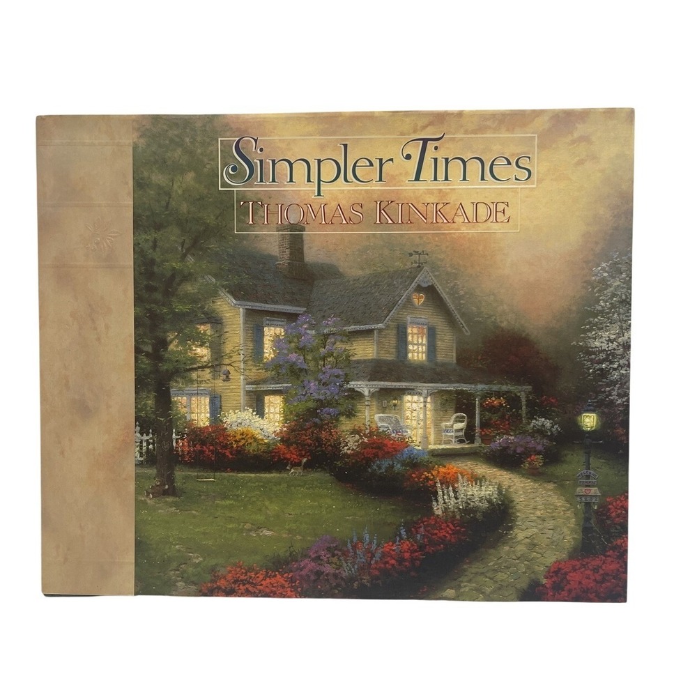 Simpler Times Thomas Kinkade Book Home Decor Art‎ Cottagecore